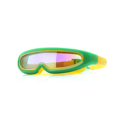 PC Lenses Sport Big Frame Eyecup No Leaking Anti Fog Triathlon Swim Goggles With For Kids Fashionable Swimming Goggles