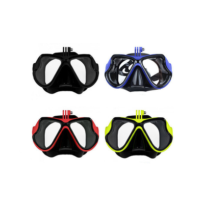 Comfortable Fit 180° Viewsilicone PC Diving Masks Adult Diving Glasses Waterproof Lenses Diving Goggles With Bracket