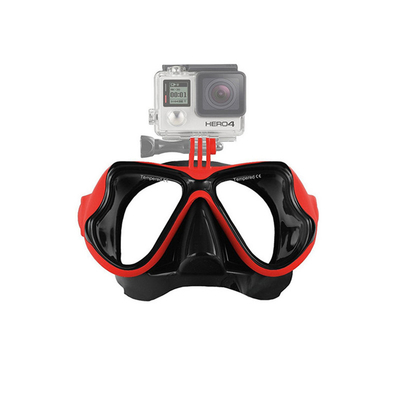 Comfortable Fit 180° Viewsilicone PC Diving Masks Adult Diving Glasses Waterproof Lenses Diving Goggles With Bracket