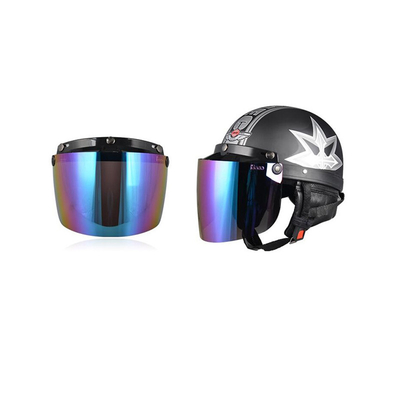 High Impact Resistant Road Bike Helmet With Detachable Shield Visor