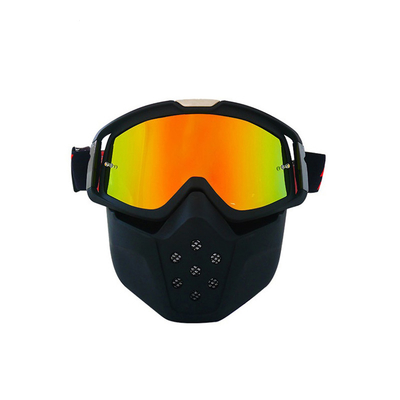Fog Resistant Motocross Racing Goggles With Anti Slip Nylon Strap