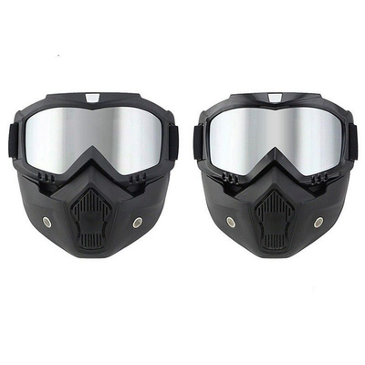 TPU Frame Motorcycle Racing Goggles Windproof For ATV Competition