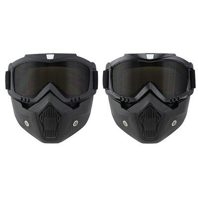 TPU Frame Motorcycle Racing Goggles Windproof For ATV Competition