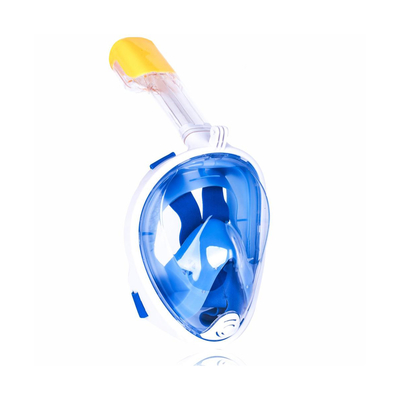 Child Full Face Silicone PC Scuba Diving Snorkel Set Liquid Freediving