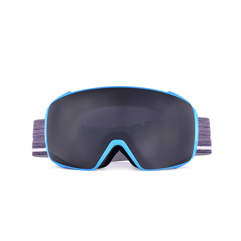 Helmet Design Snow Ski Goggles With Anti Scratch Magnetic Lens