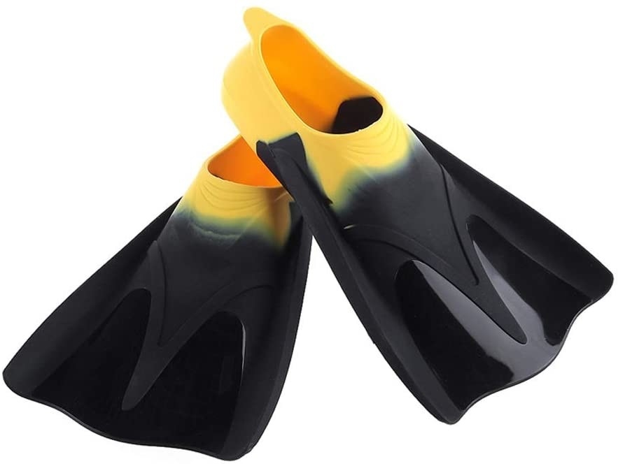 Silicone TPE Diving Snorkeling Short Swimming Training Fins For Men And Women