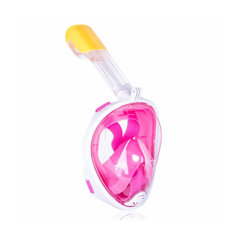Child Full Face Silicone PC Scuba Diving Snorkel Set Liquid Freediving
